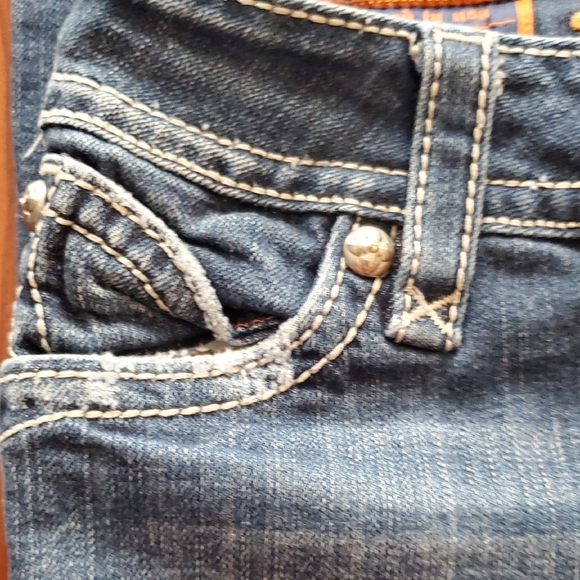 Rock Revival Women's Dark Blue Boot Cut Jeans Size 28x30 - Picture 3 of 15